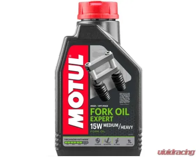 Motul 15W Fork Oil Expert Medium Heavy 1L (1.05 qt.) - 105931