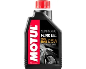 Motul 2.5W Fork Oil Factory Line Very Light 1L (1.05 qt.)