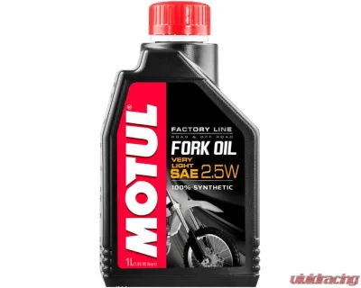 Motul 2.5W Fork Oil Factory Line Very Light 1L (1.05 qt.) - 105962