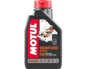 Motul Snowpower Synth 2T 2 Stroke Motor Oil 1L (1.05 qt.)