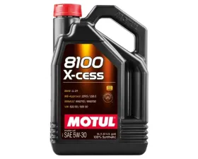 Motul 8100 5W-30 X-Cess Motor Oil 5L (1.3 gal.)