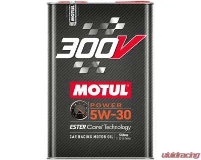 Motul 300V 5W30 Power Motor Oil 5L (1.3 gal.) - 110815