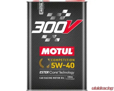 Motul 300V 5W40 Competition Motor Oil 5L (1.3 gal.) - 110818