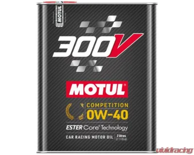 Motul 300V 0W40 Competition Motor Oil 2L (2.1qt) - 110857