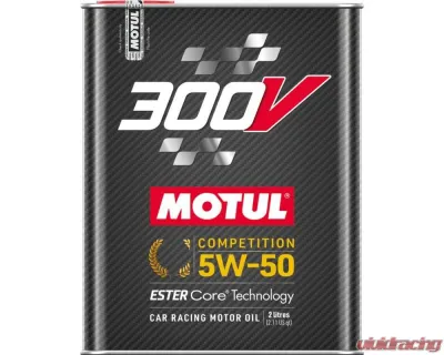 Motul 300V 5W50 Competition Motor Oil 2L (2.1qt) - 110859