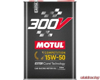 Motul 300V 15W50 Competition Motor Oil 5L (1.3 gal.) - 110861