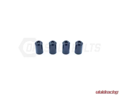 Dress Up Bolts Bullet Titanium Valve Stem Caps Set of 4 - ACC-001-Ti-BLK