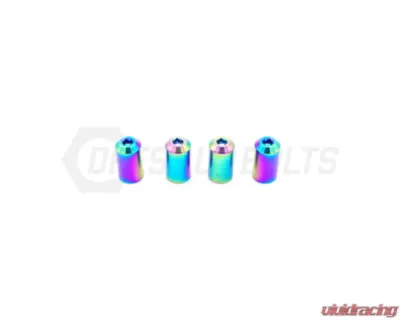 Dress Up Bolts Bullet Titanium Valve Stem Caps Set of 4 - ACC-001-Ti-TB