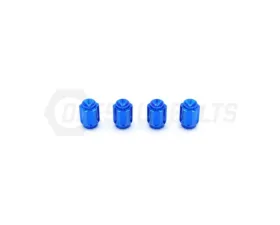 Dress Up Bolts Gear Titanium Valve Stem Caps Set of 4