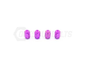 Dress Up Bolts Gear Titanium Valve Stem Caps Set of 4