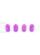 Dress Up Bolts Gear Titanium Valve Stem Caps Set of 4                                     - ACC-002-Ti-PRP - Image 2