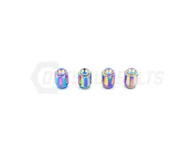 Dress Up Bolts Gear Titanium Valve Stem Caps Set of 4