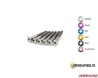 Dress Up Bolts 40mm Titanium Steering Wheel Kit - ACC-011-Ti-POL