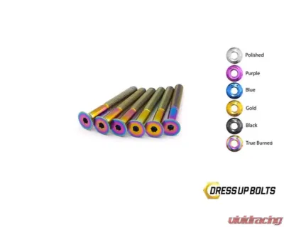 Dress Up Bolts 40mm Titanium Steering Wheel Kit - ACC-011-Ti-TB