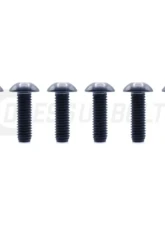 Dress Up Bolts Button Head Design Titanium Hardware Steering Wheel Kit                                     - ACC-012-Ti-BLK - Image 3