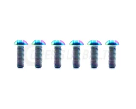 Dress Up Bolts Button Head Design Titanium Hardware Steering Wheel Kit