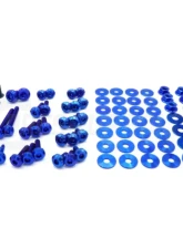 Dress Up Bolts Stage 1 Titanium Hardware Engine Bay Kit BMW E9X 335i 2007-2013                                     - BMW-002-Ti-BLU - Image 3