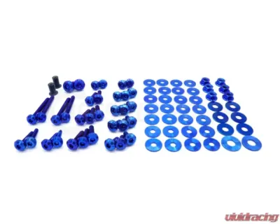 Dress Up Bolts Stage 1 Titanium Hardware Engine Bay Kit BMW E9X 335i 2007-2013 - BMW-002-Ti-BLU