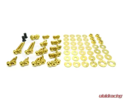 Dress Up Bolts Stage 1 Titanium Hardware Engine Bay Kit BMW E9X 335i 2007-2013 - BMW-002-Ti-GLD