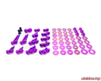 Dress Up Bolts Stage 1 Titanium Hardware Engine Bay Kit BMW E9X 335i 2007-2013 - BMW-002-Ti-PRP