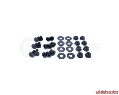 Dress Up Bolts Titanium Hardware Door Kit BMW E92 335i 2007-2013 - BMW-006-Ti-BLK