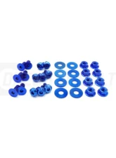 Dress Up Bolts Titanium Hardware Door Kit BMW E92 335i 2007-2013                                     - BMW-006-Ti-BLU - Image 3