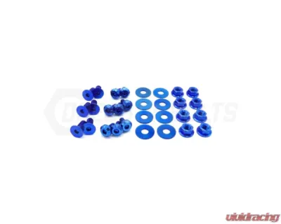 Dress Up Bolts Titanium Hardware Door Kit BMW E92 335i 2007-2013 - BMW-006-Ti-BLU