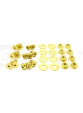Dress Up Bolts Titanium Hardware Door Kit BMW E92 335i 2007-2013                                     - BMW-006-Ti-GLD - Image 3