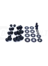 Dress Up Bolts Titanium Hardware Hood Kit BMW E9X 335i 2007-2013                                     - BMW-007-Ti-BLK - Image 4