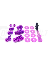 Dress Up Bolts Titanium Hardware Hood Kit BMW E9X 335i 2007-2013                                     - BMW-007-Ti-PRP - Image 4