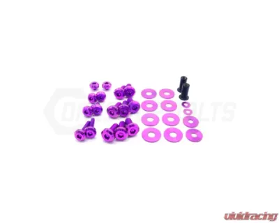 Dress Up Bolts Titanium Hardware Hood Kit BMW E9X 335i 2007-2013 - BMW-007-Ti-PRP