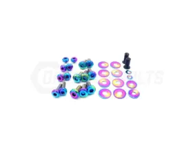 Dress Up Bolts Titanium Hardware Hood Kit BMW E9X 335i 2007-2013