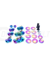 Dress Up Bolts Titanium Hardware Hood Kit BMW E9X 335i 2007-2013                                     - BMW-007-Ti-TB - Image 4