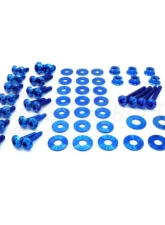 Dress Up Bolts Stage 1 Titanium Hardware Engine Bay Kit BMW E82 135i 2007-2012                                     - BMW-008-Ti-BLU - Image 3