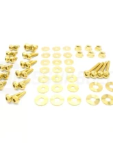 Dress Up Bolts Stage 1 Titanium Hardware Engine Bay Kit BMW E82 135i 2007-2012                                     - BMW-008-Ti-GLD - Image 3