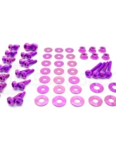 Dress Up Bolts Stage 1 Titanium Hardware Engine Bay Kit BMW E82 135i 2007-2012                                     - BMW-008-Ti-PRP - Image 3
