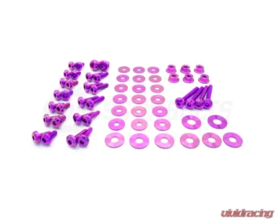 Dress Up Bolts Stage 1 Titanium Hardware Engine Bay Kit BMW E82 135i 2007-2012 - BMW-008-Ti-PRP