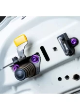 Dress Up Bolts Titanium Hardware Hood Kit BMW E82 135i 2007-2012                                     - BMW-010-Ti-PRP - Image 2