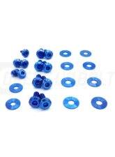 Dress Up Bolts Titanium Hardware Hood Kit BMW E82 135i 2007-2012                                     - BMW-010-Ti-BLU - Image 3