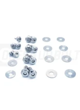 Dress Up Bolts Titanium Hardware Hood Kit BMW E82 135i 2007-2012                                     - BMW-010-Ti-POL - Image 3