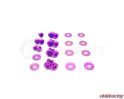 Dress Up Bolts Titanium Hardware Hood Kit BMW E82 135i 2007-2012 - BMW-010-Ti-PRP