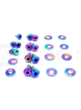 Dress Up Bolts Titanium Hardware Hood Kit BMW E82 135i 2007-2012                                     - BMW-010-Ti-TB - Image 3