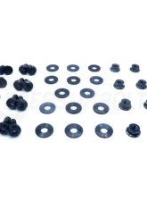 Dress Up Bolts Titanium Hardware Door Kit BMW E82 135i 2007-2012                                     - BMW-011-Ti-BLK - Image 3