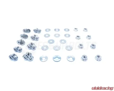 Dress Up Bolts Titanium Hardware Door Kit BMW E82 135i 2007-2012 - BMW-011-Ti-POL