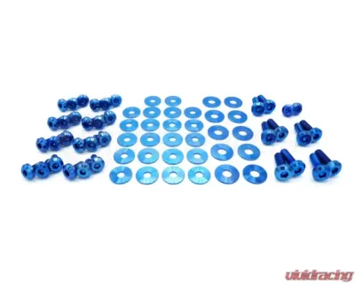 Dress Up Bolts Stage 1 Titanium Hardware Engine Bay Kit BMW F3X 335i 2012-2015 - BMW-013-Ti-BLU