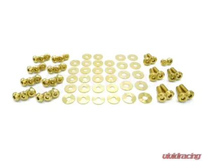 Dress Up Bolts Stage 1 Titanium Hardware Engine Bay Kit BMW F3X 335i 2012-2015 - BMW-013-Ti-GLD