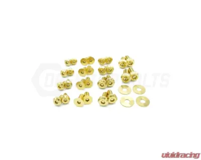 Dress Up Bolts Titanium Hardware Door Kit BMW F30 335i 2012-2015 - BMW-016-Ti-GLD
