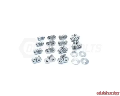 Dress Up Bolts Titanium Hardware Door Kit BMW F30 335i 2012-2015 - BMW-016-Ti-POL