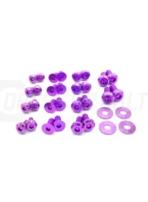 Dress Up Bolts Titanium Hardware Door Kit BMW F30 335i 2012-2015                                     - BMW-016-Ti-PRP - Image 2