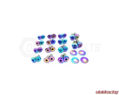 Dress Up Bolts Titanium Hardware Door Kit BMW F30 335i 2012-2015 - BMW-016-Ti-TB